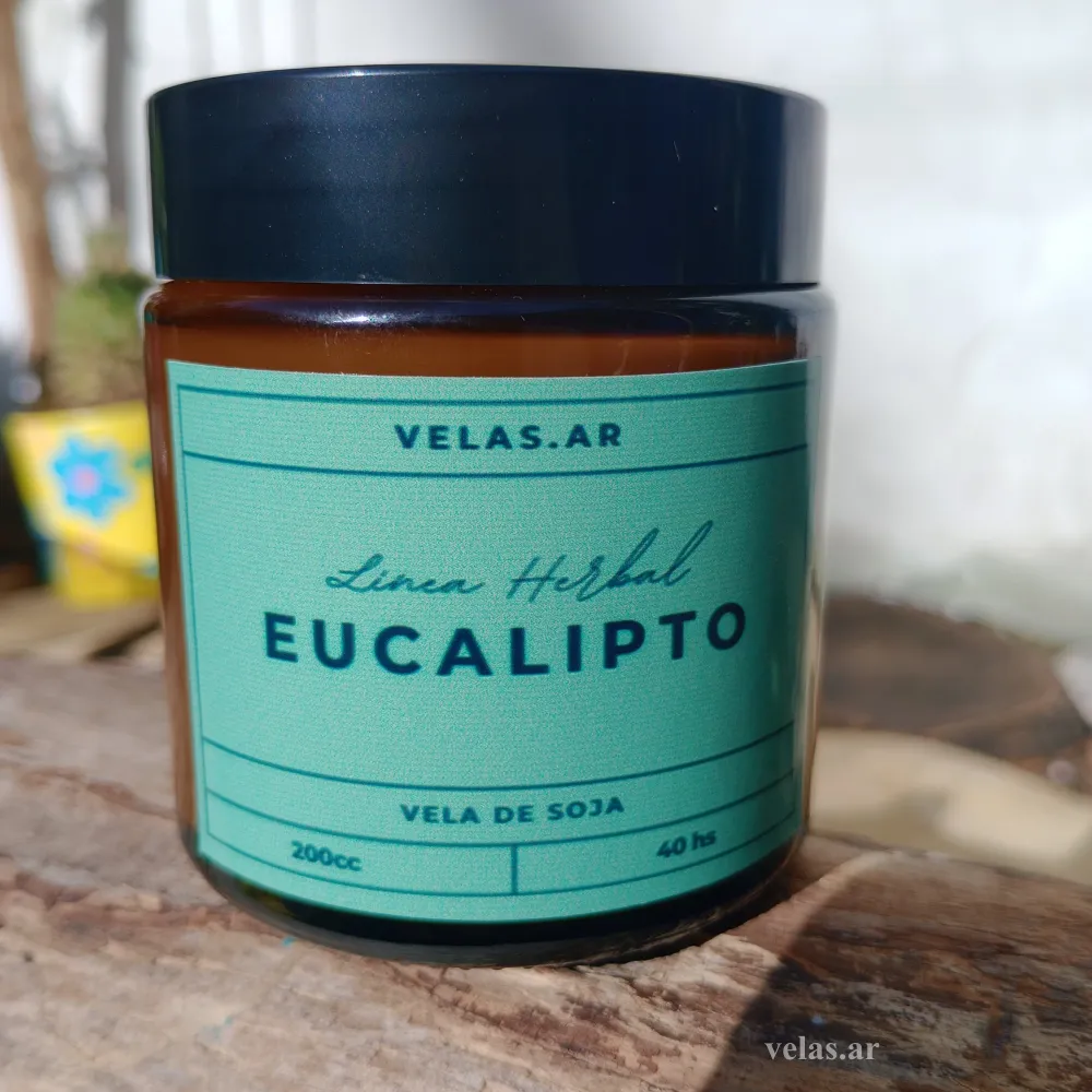 Vela Aromática de Eucalipto