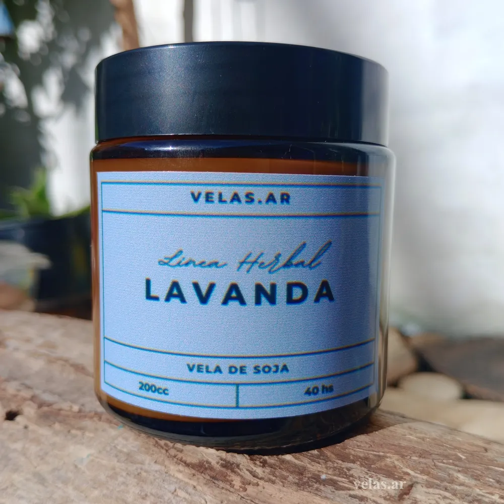 Vela Aromática de Lavanda