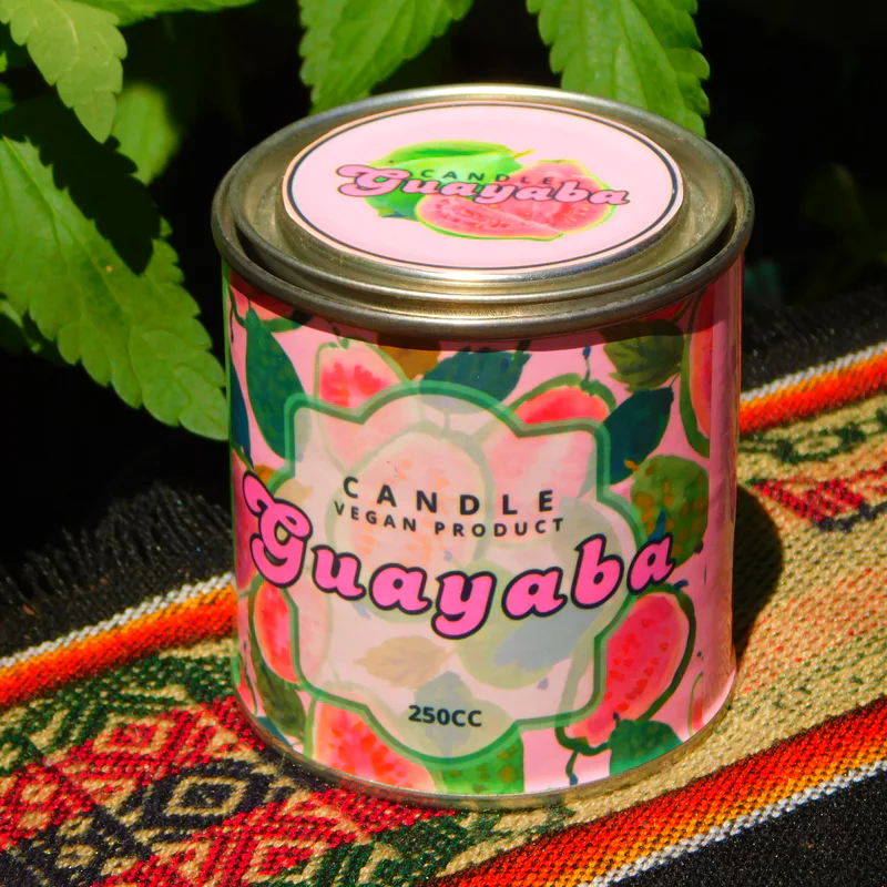 Vela cera de soja Guayaba