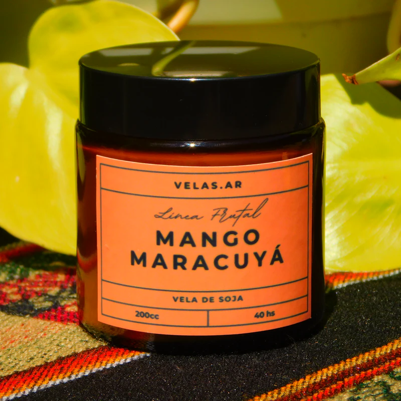 Vela cera de soja Mango & Maracuyá