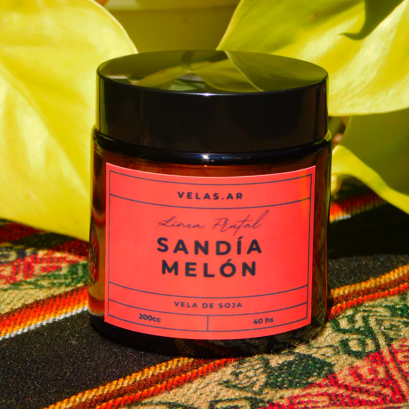Vela cera de soja Sandía & Melón