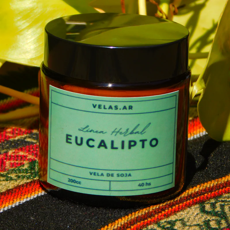 Vela cera de soja Eucalipto
