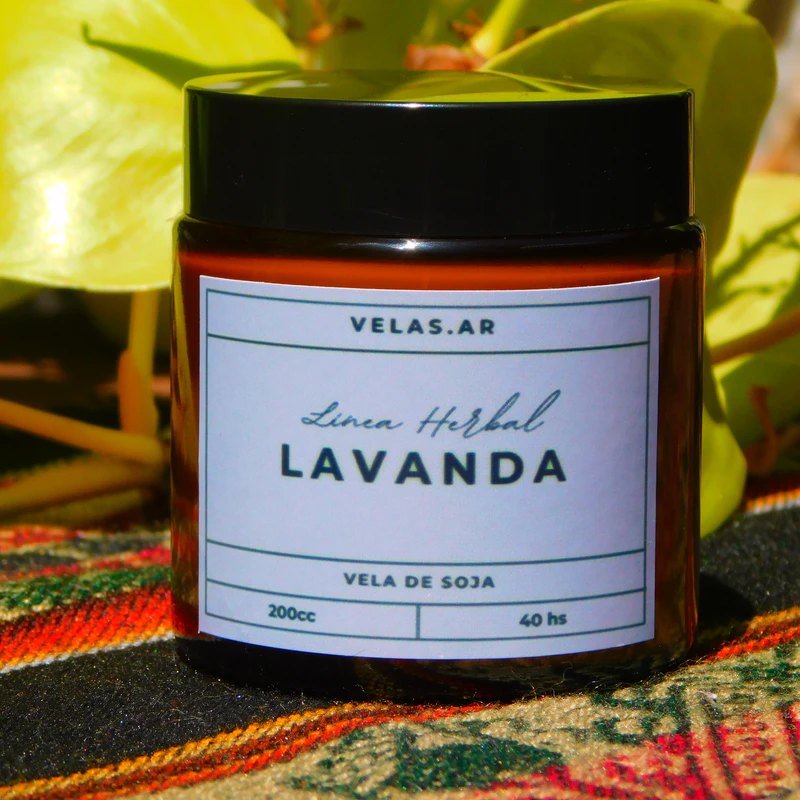 Vela cera de soja Lavanda