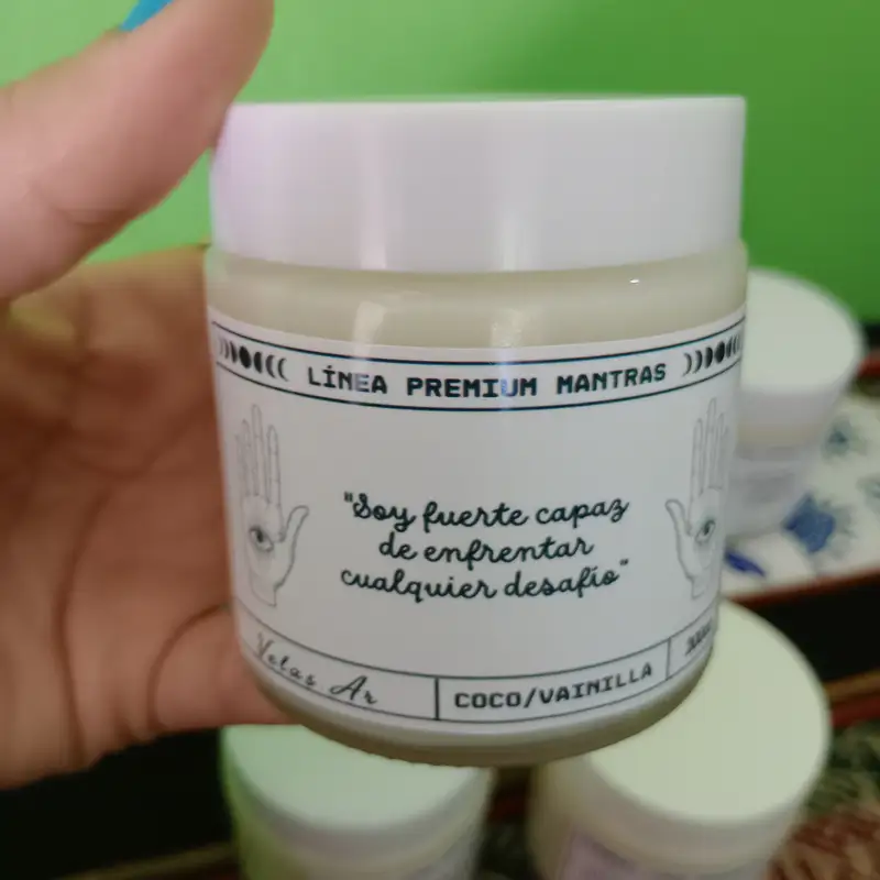 Vela cera de soja Coco & Vainilla (Soy fuerte capaz)