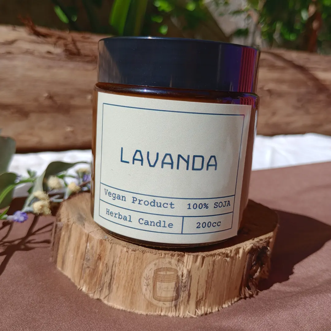 Vela Aromática de Lavanda